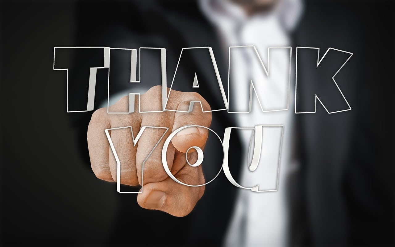 why to say thank you for the no when you don't get the job