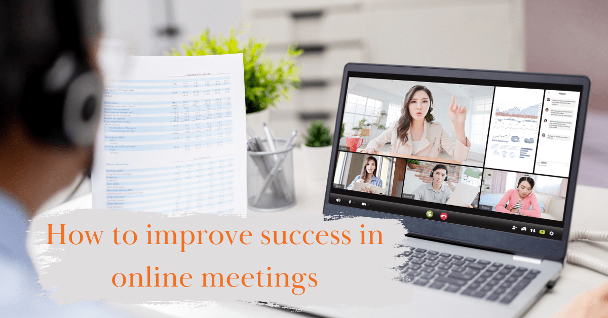 How to improve success in online meetings (1200 × 628 px)