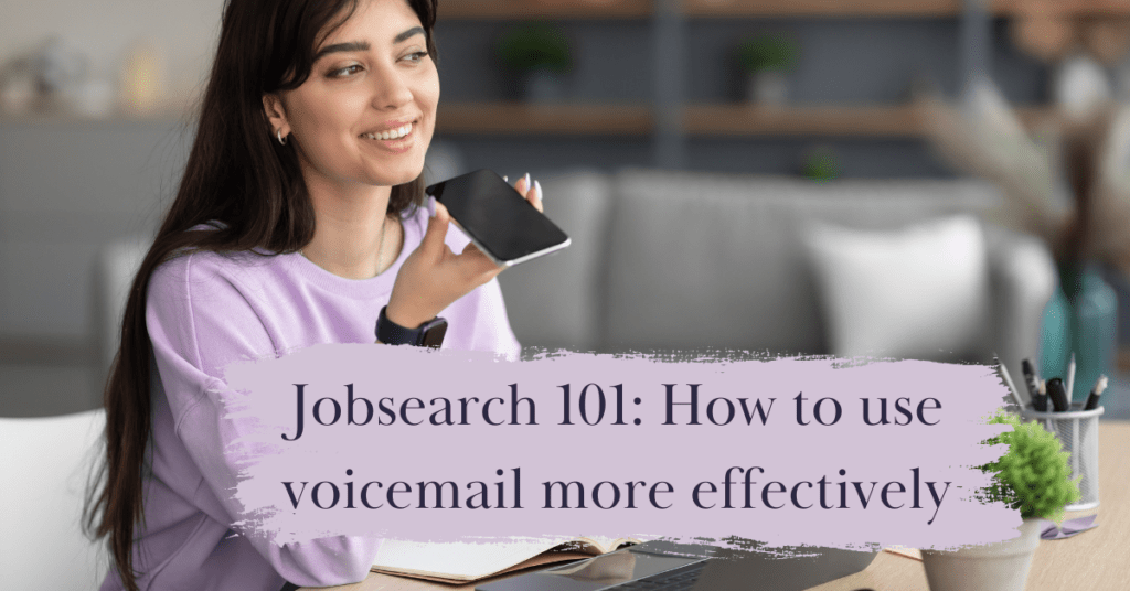Jobsearch 101 How to use voicemail more effectively (1200 × 628 px)